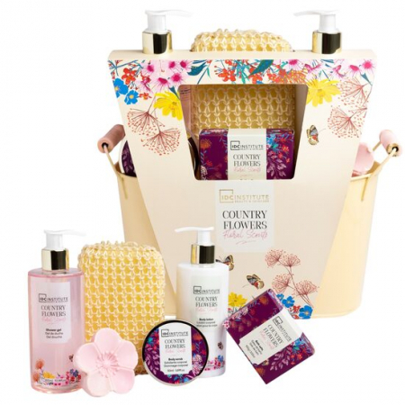 Import - Set de ingrijire personala Country Flowers, 56236, IDC Institute