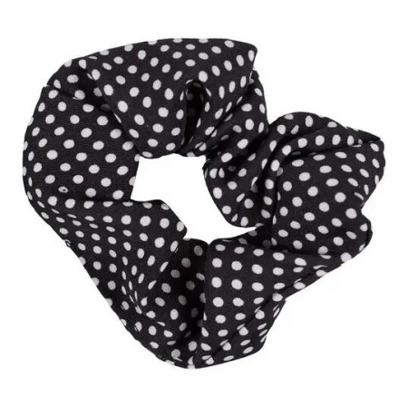 Set doua elastice de par Top Choice 23859, Black & White Dots [1]