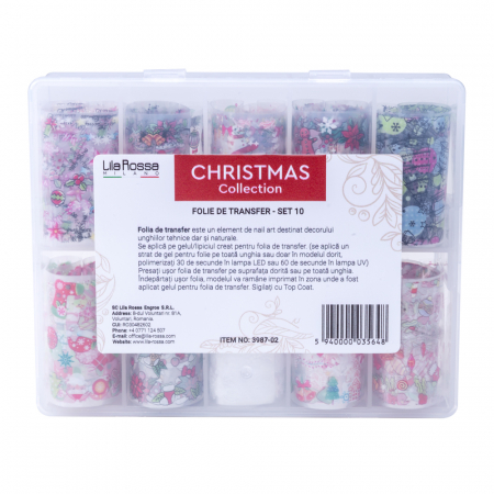 Set folii de transfer Lila Rossa, Christmas Collection, 10 buc [6]