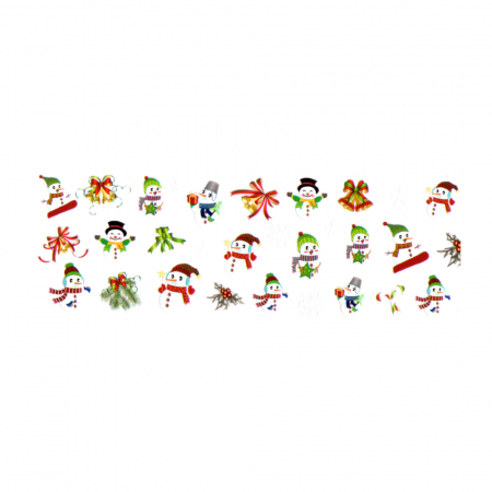 Set folii de transfer Lila Rossa, Christmas Day Collection, 10 buc [10]