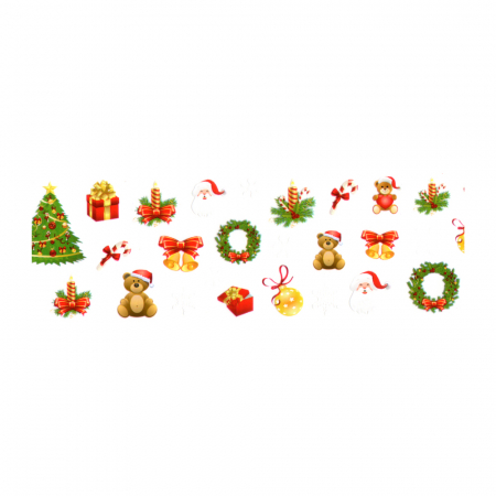 Set folii de transfer Lila Rossa, Christmas Day Collection, 10 buc [5]