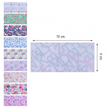 Set folii de transfer Lila Rossa, Garden Collection, 10 buc [7]