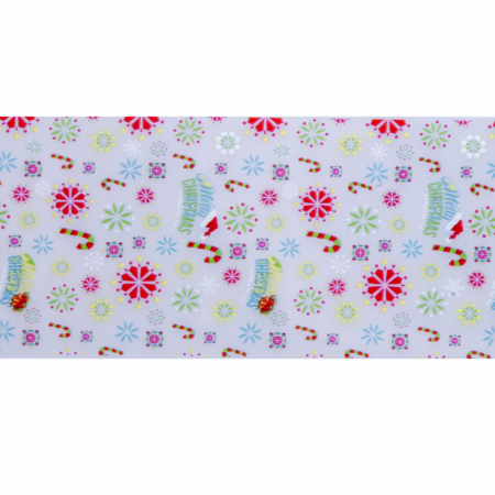 UNGHII - Set folii de transfer Lila Rossa, Santa's Collection, 10 buc