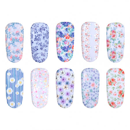 Set folii de transfer Lila Rossa, Summer Collection, 10 buc [5]