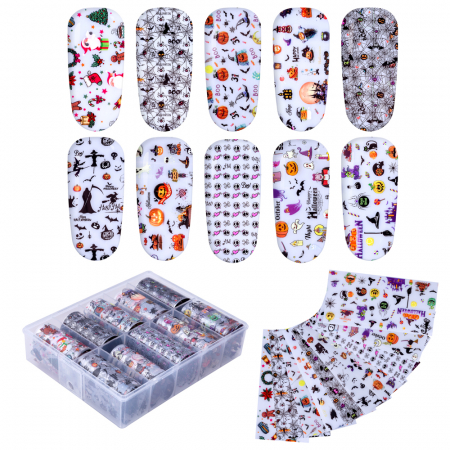 Set folii de transfer Lila Rossa, Trick Or Treat Collection, 10 buc [4]
