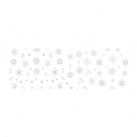 Set folii de transfer Lila Rossa, Winter Lace Collection, 10 buc [1]