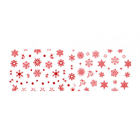 Set folii de transfer Lila Rossa, Winter Lace Collection, 10 buc [8]