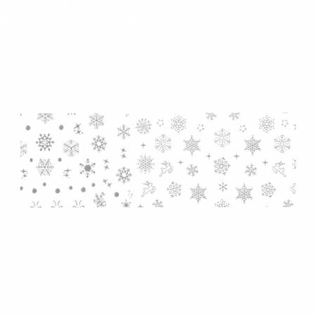 Set folii de transfer Lila Rossa, Winter Lace Collection, 10 buc [7]