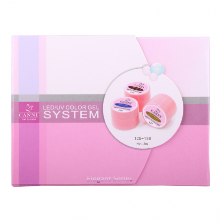UNGHII - Set gel color Canni, Elegant Series, 12 buc geluri