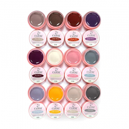 UNGHII - Set gel color Canni, Natural Series, 12 geluri