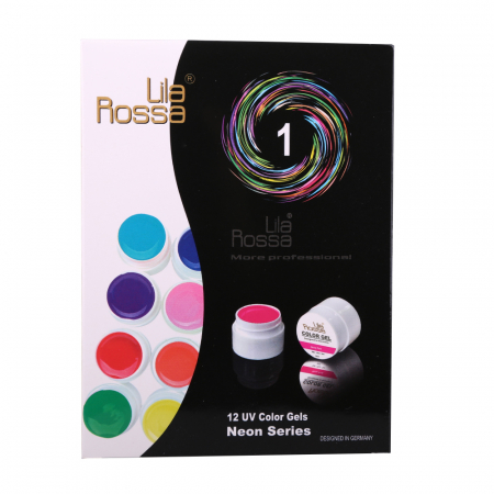 Set gel color Lila Rossa, Neon Series, 12 geluri [0]