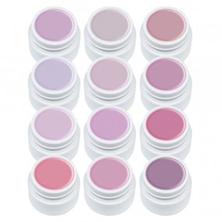 Set gel color Lila Rossa, Nude Series, 12 geluri [1]