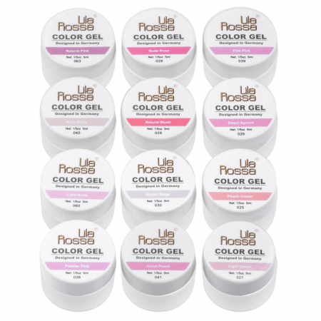 Set gel color Lila Rossa, Nude Series, 12 geluri [2]