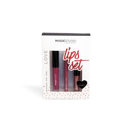 MACHIAJ - Set gloss buze Love lips Magic Studio 50568