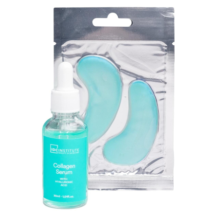 Set îngrijire Collagen Serum & Hydrogel Eye Patches, IDC Institute, 2 piese,99101 [2]