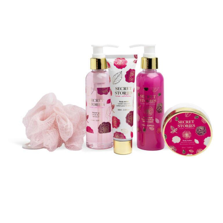 Set ingrijire corporala, 5 produse, Secret Stories, Rose Edition, IDC Institute 42297 [2]