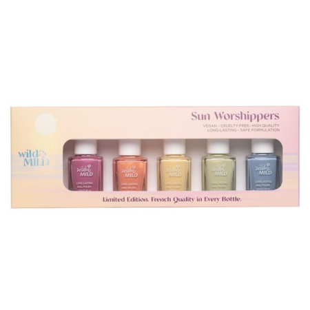 Fara Categorie - Set lac de unghii Sun Worshippers, (Limited Edition) 60835, Wild&Mild, 5x12ml