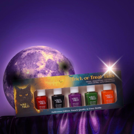 Set lac de unghii Trick or Treat Tints , 5x12ml Limited Edition – Halloween Edition, 63102, Wild&Mild [3]