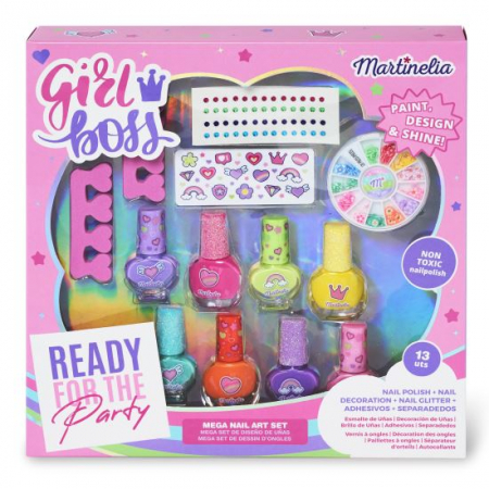 Set lacuri de unghii si autocolante Super Girl Nail Art Martinelia 11935 [0]