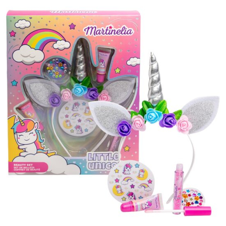 Import - Set machiaj cu bentita Little Unicorn, Martinelia, 85498