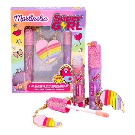 Fara Categorie - Set machiaj cu colier Shine Super Girl, Martinelia, 85419