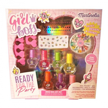 Import - Set manichiura Super Girl Mega Nail Art , Martinelia, 26106