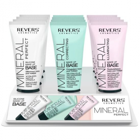 Fara Categorie - Set mix 12 bucati Baza machiaj Mineral Perfect, Revers, matifianta, corectoare, iluminatoare, 30 ml
