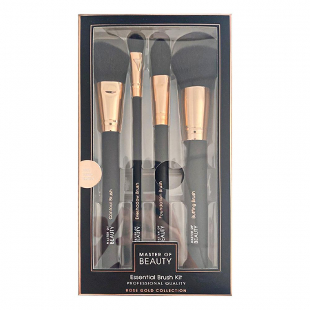 MACHIAJ - Set pensule machiaj 4 bucati Master of Beauty 40922