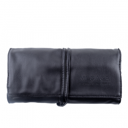 Set pensule makeup, Megaga, cu husa neagra, 18 buc [10]
