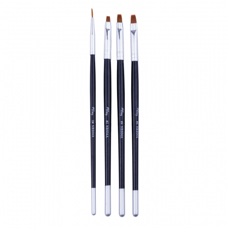 UNGHII - Set 4 pensule Miley, pentru manichiura