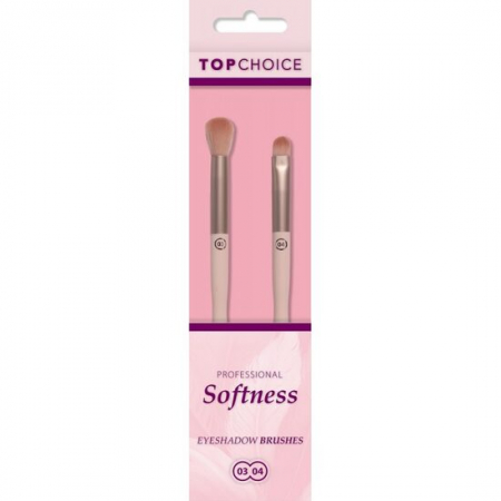 Import - Set Pensule pentru fard de pleoape Softness, Top Choice 30048