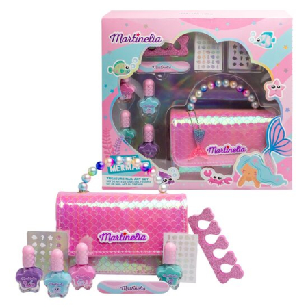 Fara Categorie - Set pentru unghii Treasure Let's Be Mermaids, Martinelia, 85438