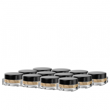 Set pigment cu efect de oglinda, 12 bucati, gold [2]