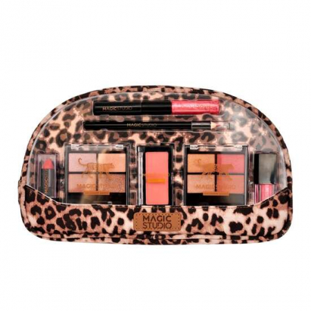 MACHIAJ - Set produse cosmetice fard de pleoape si lac de unghii Wild Safari Magic Studio 24178