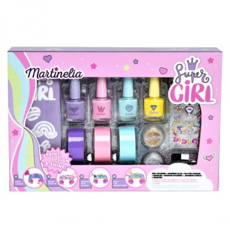 COPII - Set produse pentru unghii si par Super Girl Nails & Hair Martinelia 35002