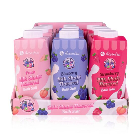 Set sare de baie Milk Shake Collection, Accentra, 3562921, 12x200g [0]