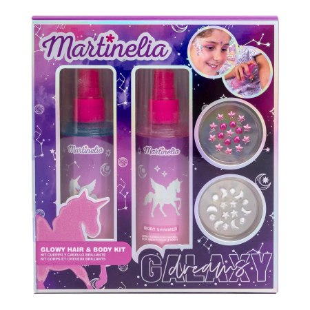 Set sclipici pentru păr si corp Cosmic Glowy Galaxy Dreams, Martinelia, 85429 [2]