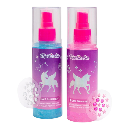 Set sclipici pentru păr si corp Cosmic Glowy Galaxy Dreams, Martinelia, 85429 [1]