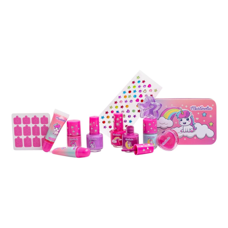 Set unghii și buze cu cutie metalică Little Unicorn, Martinelia, 85499 [3]
