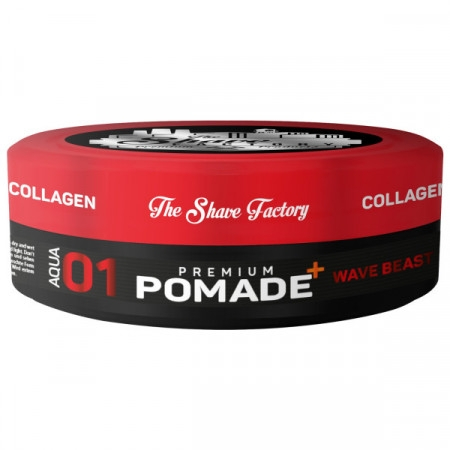 Styling - The Shave Factory Pomada premium cu colagen Wave Beast 01 150ml
