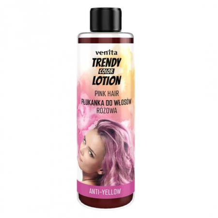 PAR - Solutie clatire pentru revitalizarea culorii, Anti Yellow, Roz, Venita, 200 ml