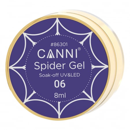 UNGHII - Spider gel uv, Canni, purple, 8 ml