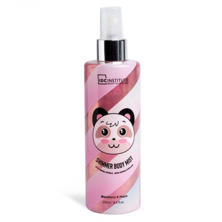 Import - Spray de corp Cute Animals Shimmer Mist Panda, IDC Institute 12184, 250ml