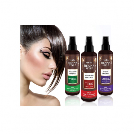 Spray pentru par cu fixare extrema, Henna Care, Venita, 200ml [1]