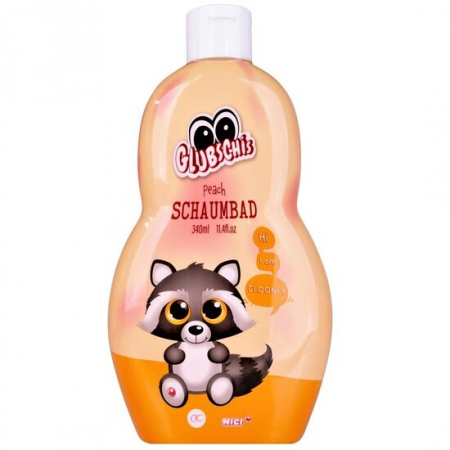 Import - Spuma de baie copii Glubschis, Accentra, 8156368, 340 ml, piersica