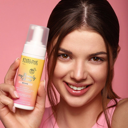 Spuma de curatare faciala cu efect iluminator EVELINE My Beauty Elixir Delicate Illuminating [1]
