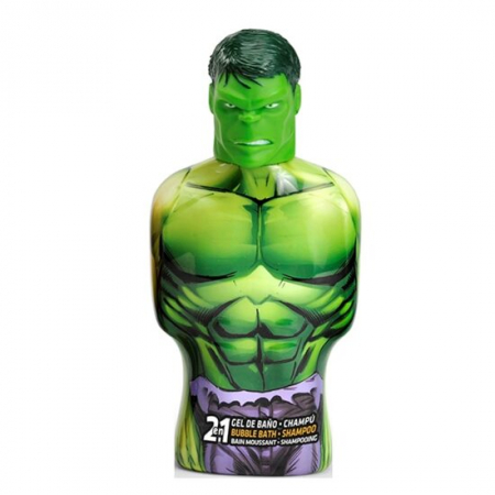 Corp - Spumant de baie si sampon, figurina 3D, Avengers, Hulk, 350ml
