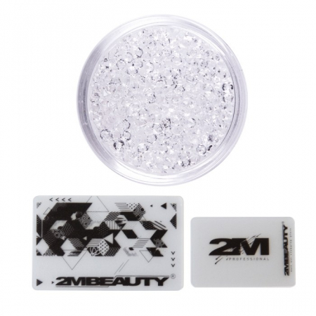 UNGHII - Stampila si raclete pentru unghii 2M Double Flat - Crystal