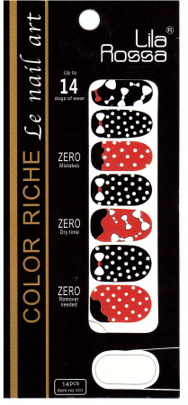 UNGHII - Sticker pentru unghii nail art, Lila Rossa, 14 in 1, nr 11