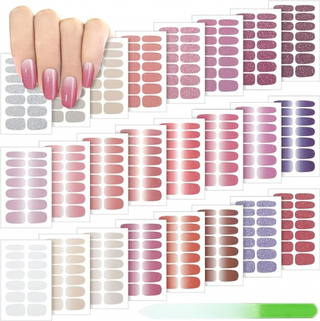 Sabloane, tipsuri - Sticker autocolant din gel pentru unghii mix design 41265